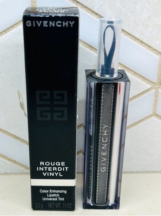 Givenchy Other - Givenchy 16 NOIR Revelateur Rouge Interdit Vinyl Enhancing Lipstick 💄